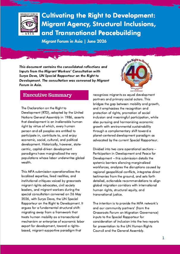 Cultivating the Right to Development: Migrant Agency, Structural Inclusions, and Transnational Peacebuilding